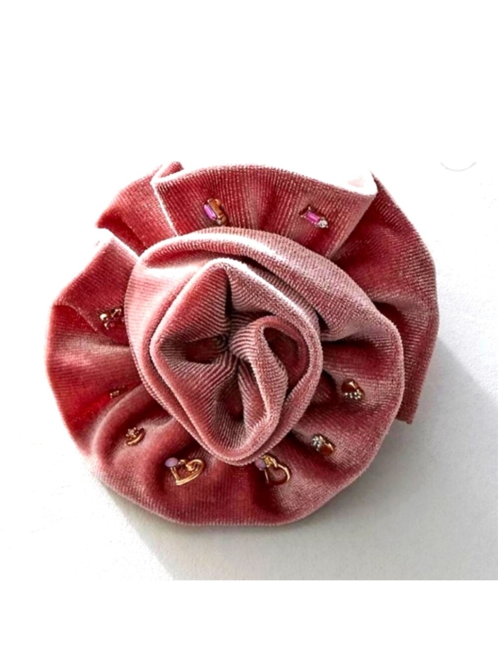 NWOT Free People Rosette Stud Pack in Blush Pink / Gold tone